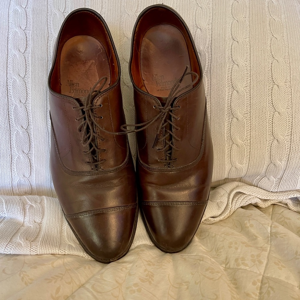 Allen Edmonds Dark Brown Leather Loafers